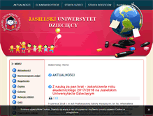 Tablet Screenshot of juniwersytet.pl